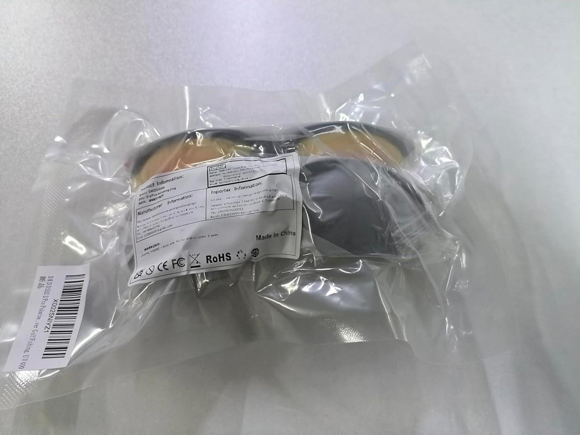 Polarisierte Sportsonnenbrille UV400 Schutz 2er Set