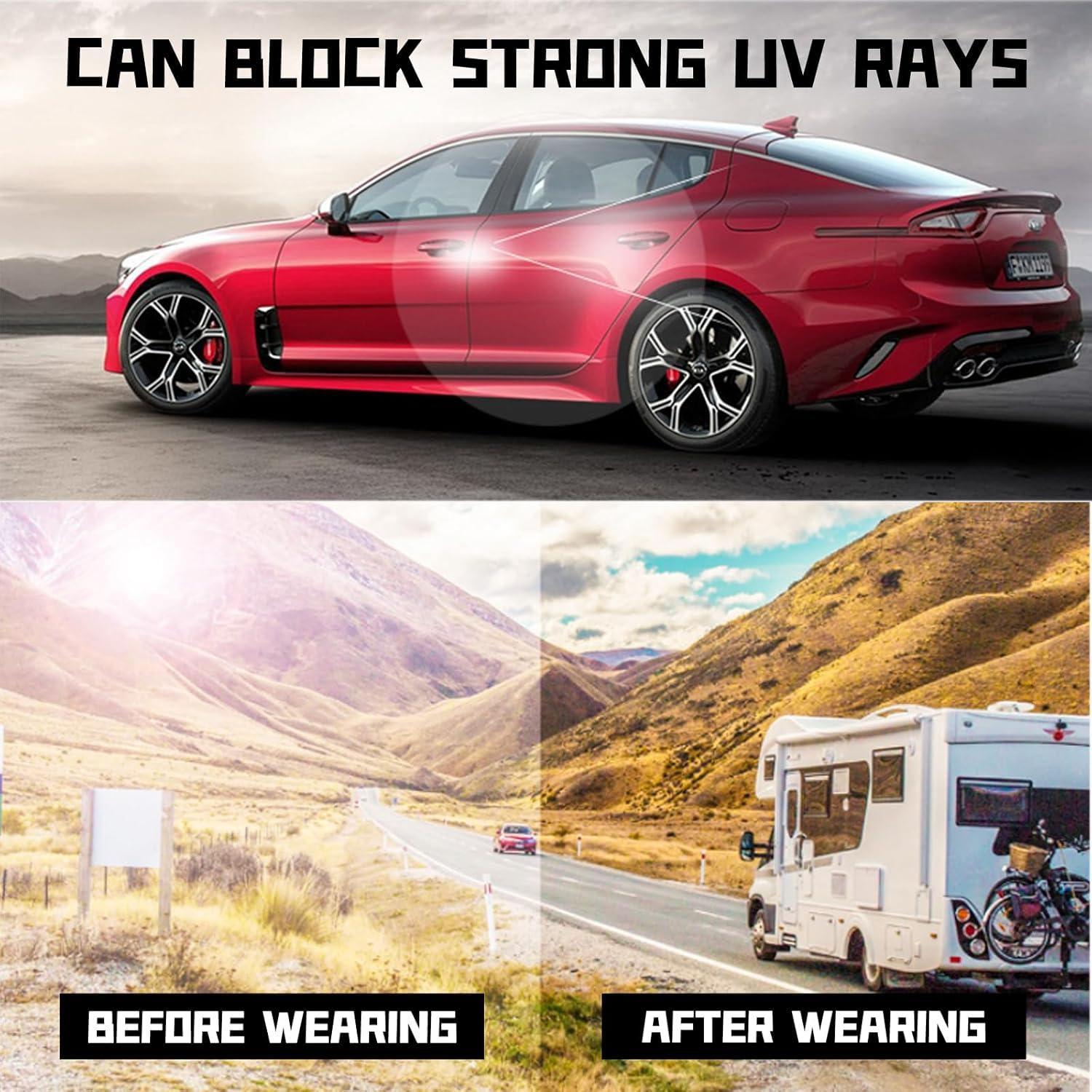 Sportbrille Polarisiert UV400 Schutz 2er Pack Herren/Damen