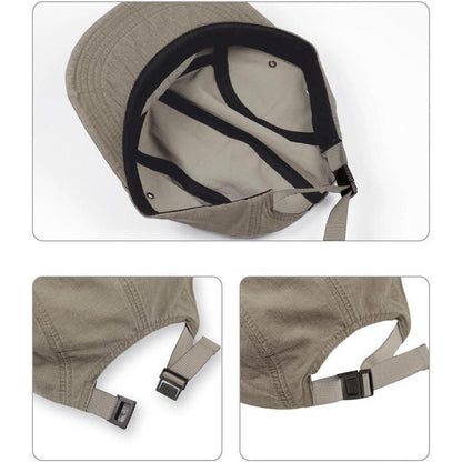 Baumwoll Baseball Cap Damen & Herren – Verstellbare Sonnenhut Grau