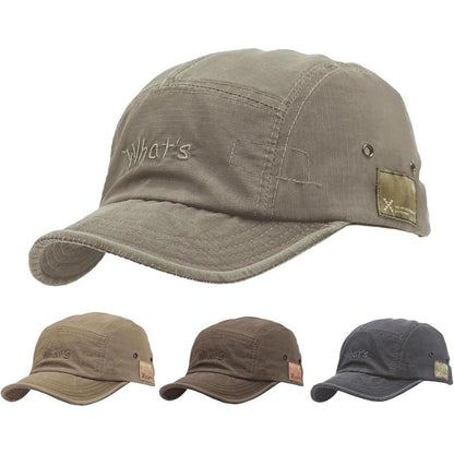 Baumwoll Baseball Cap Damen & Herren – Verstellbare Sonnenhut Grau