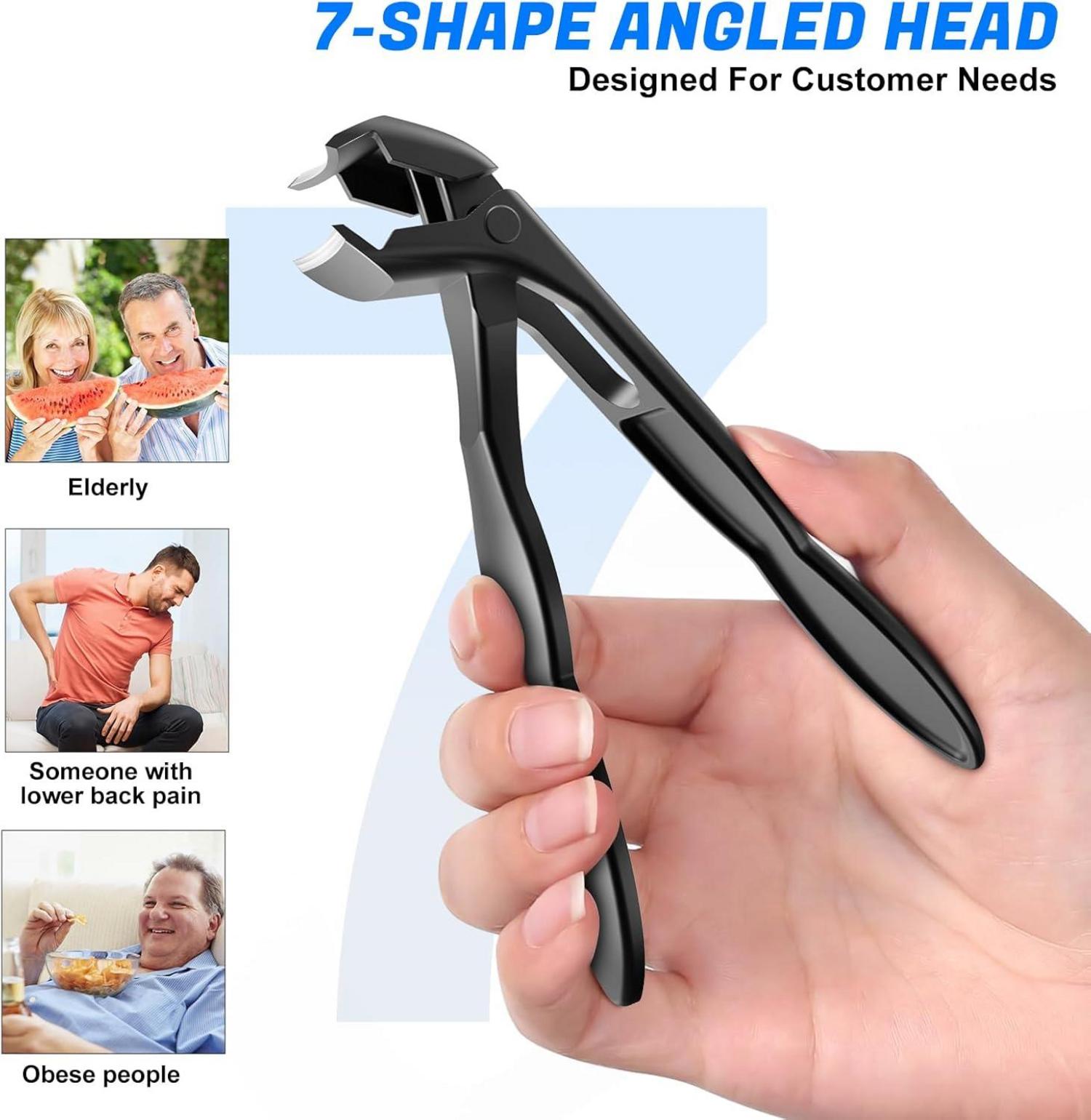 Nagelknipser für dicke Nägel, 2025 Angled Head Toe Nail