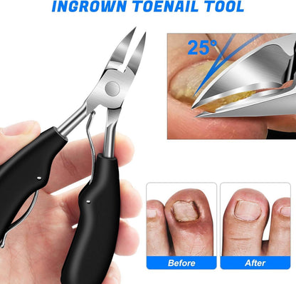 Nagelknipser für dicke Nägel - Scharfe 2025 Angled Head 37mm Wide Opening 6PCS