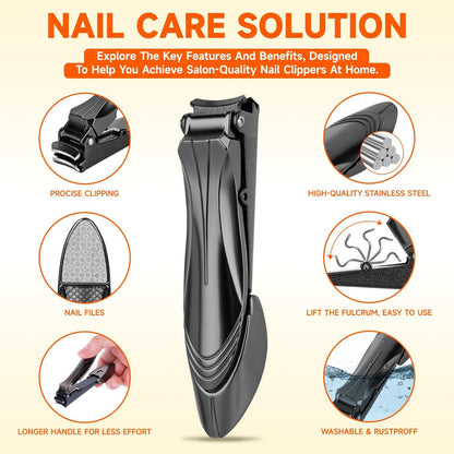 Nagelknipser für Männer mit Auffangbehälter und ergonomischem Design