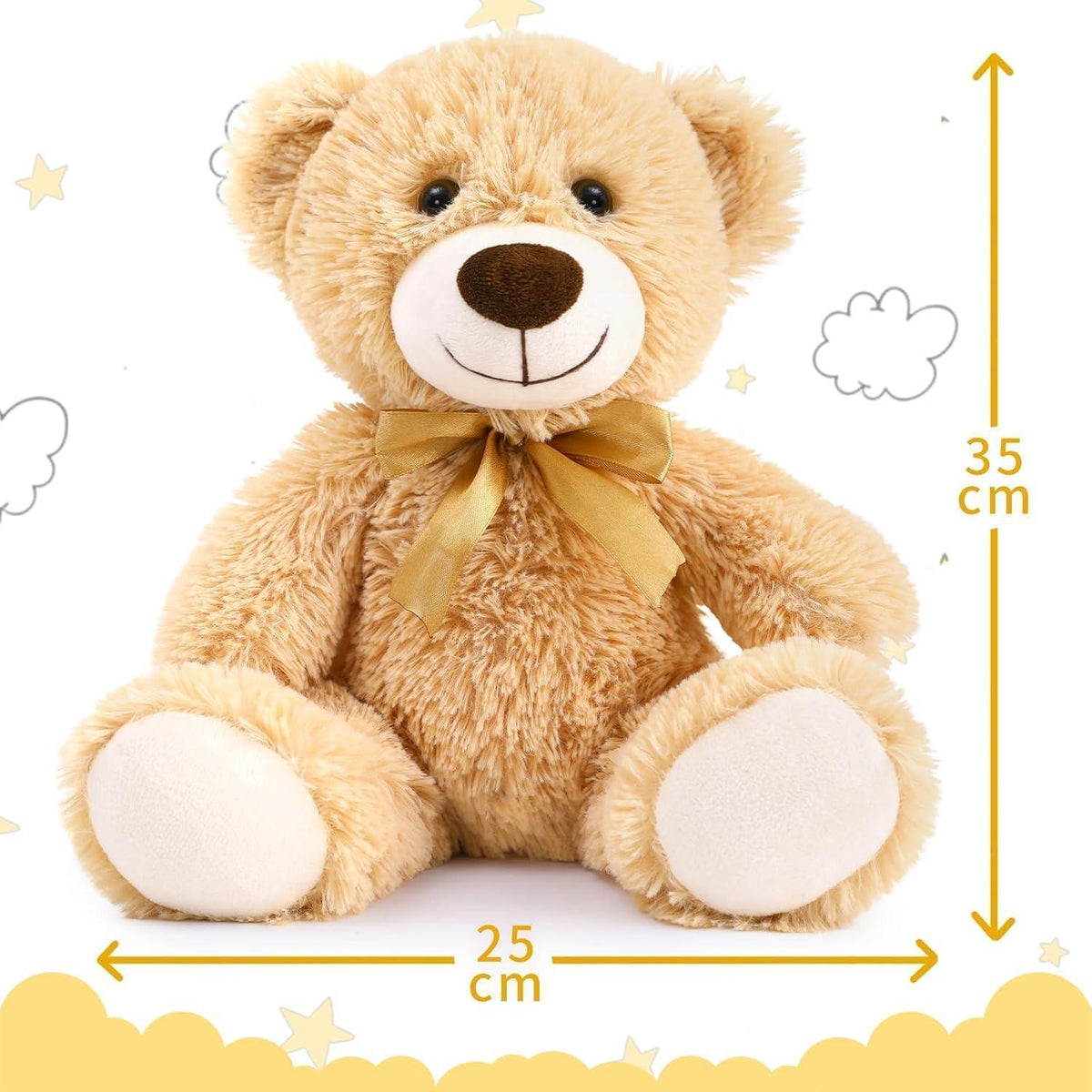 10 Mini Teddybären Set – Flauschige Stofftiere für Kinder