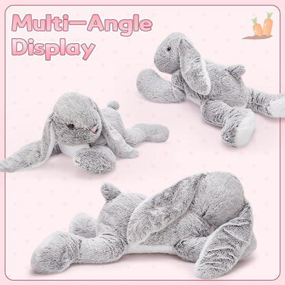 Riesiger Kuschelhase 80cm - Weiches Plüschtier für Kinder & Dekoration
