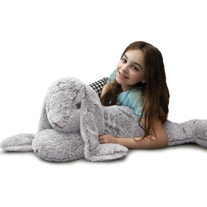 Riesiger Kuschelhase 80cm - Weiches Plüschtier für Kinder & Dekoration