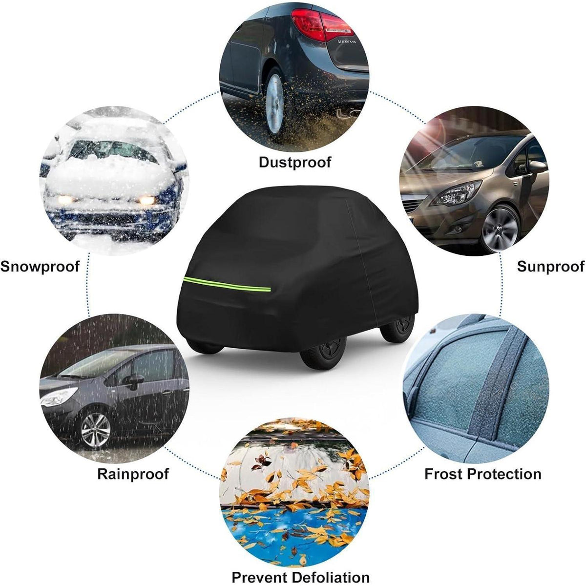 Autoabdeckung Vollgarage für Microlino 2022-2025 – Wasserdicht & Sicher