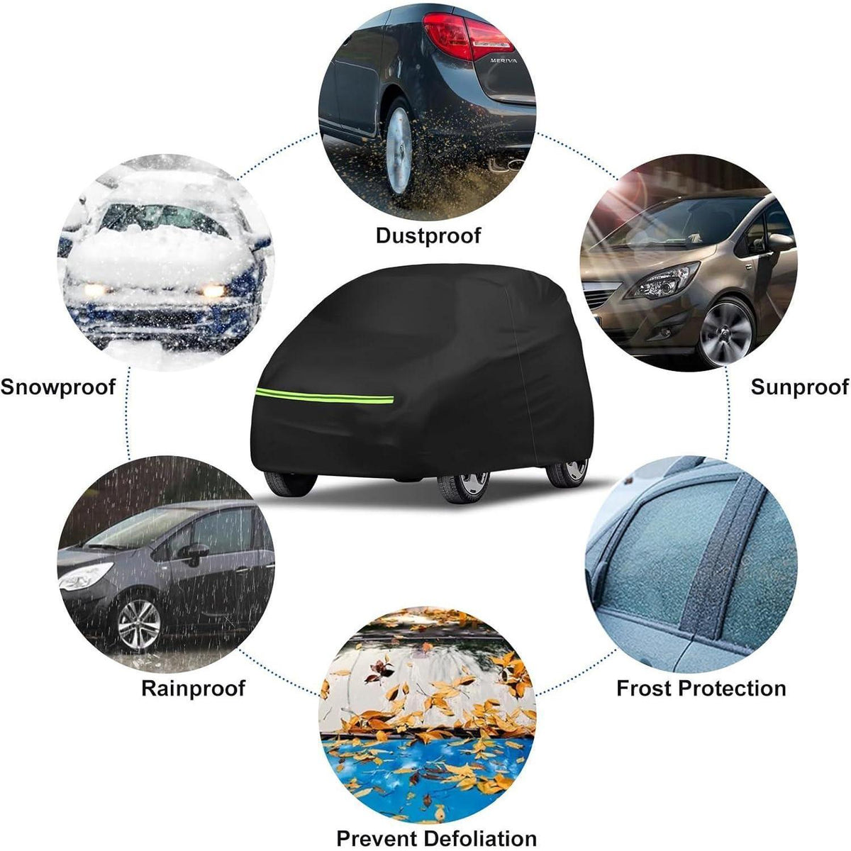 Autoabdeckung Vollgarage Wasserdicht für XEV Yoyo/LSEV 2021-2025