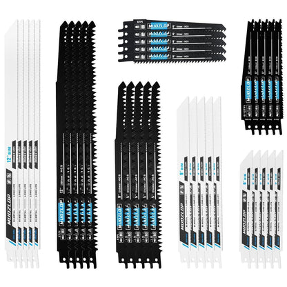 Säbelsägeblätter Set 35tlg. CRV & BIM für Holz & Metall