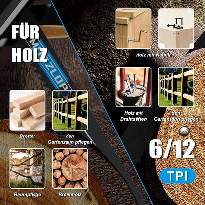 Säbelsägeblätter Set 35tlg. CRV & BIM für Holz & Metall