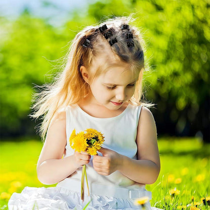 Haarklammern: 12 Stück Mini Haarspangen Blumen-Design & Geschenk für