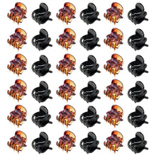 36 Stück Mini Haarspangen Kunststoff Haar Klemmen Haarklammer