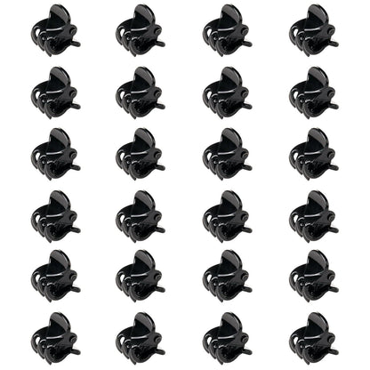 24er Set Mini Haarklammern Blumenmuster Haarspangen