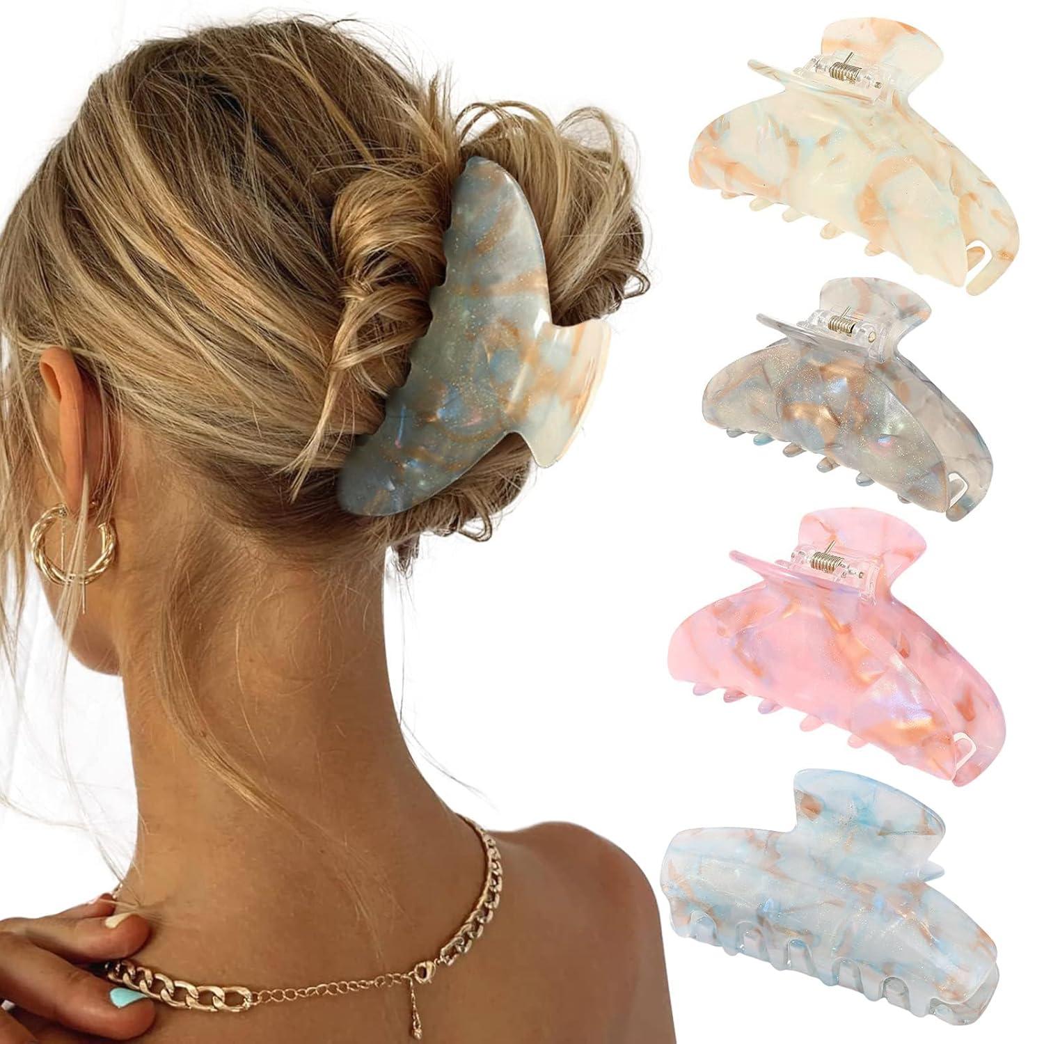 Große Akryl-Haarspangen Haarspange Claw Clip Set