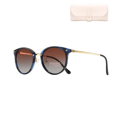 Polarisierte Sonnenbrille Damen Herren Retro Vintage Metallrahmen UV400