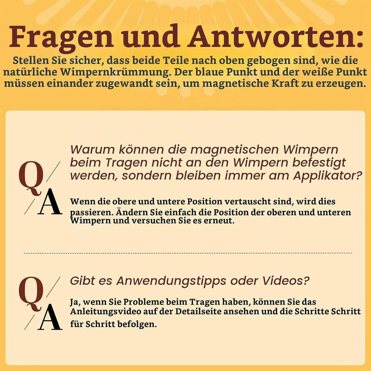 Wiederverwendbare Magnet-Wimpern Set – Natürlicher Look & Einfach Anzulegen