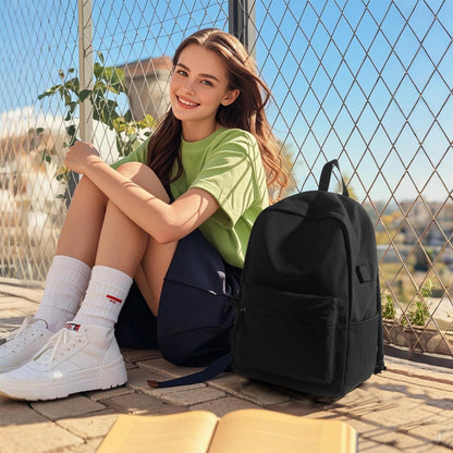 Schulrucksack Wasserdicht für Mädchen & Jungen – Schwarz