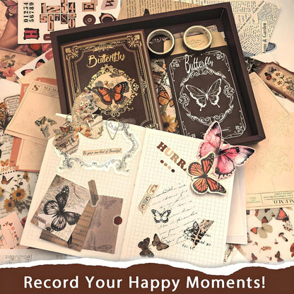 Scrapbooking Set 394-teilig – Tagebuch Zubehör DIY Bastelset