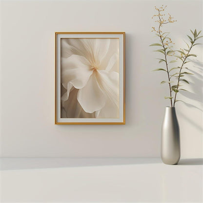3er Set Boho Bilder Wanddeko Beige Blumen Poster 50x70cm