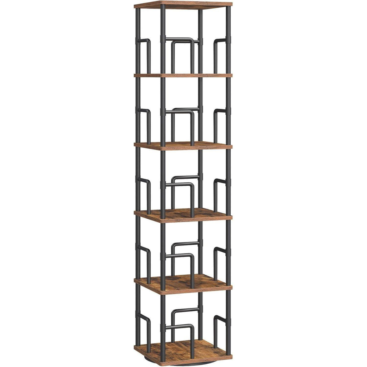 Drehbares Bücherregal 5 Ebenen – Platzsparendes Industrie-Design