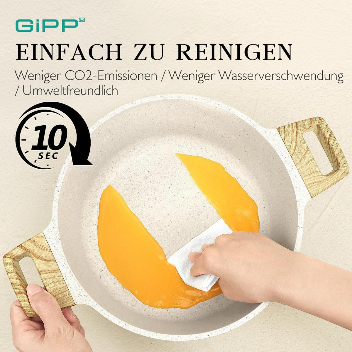 21-teiliges Pfannen- und Topfset mit Keramik-Antihaftbeschichtung