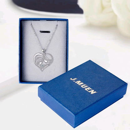 Halskette Herz aus 925 Sterling Silber für Damen