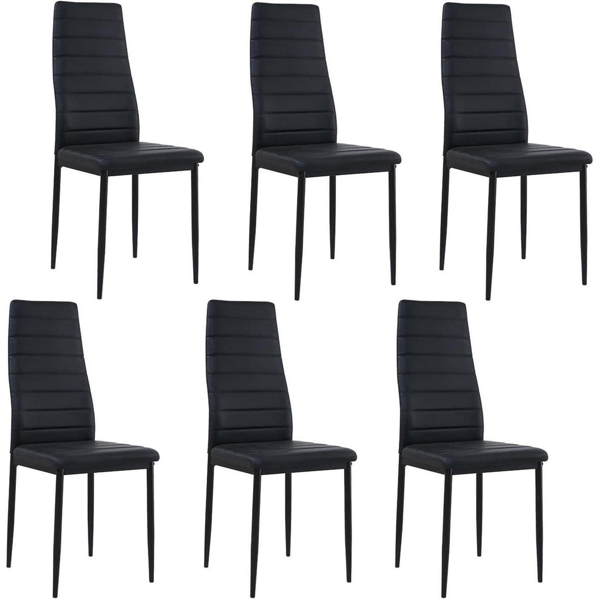 Esszimmergruppe 6 Personen – Holztisch & 6 Stühle