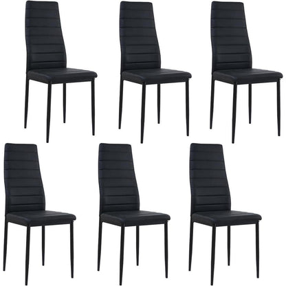 Esszimmergruppe 6 Personen – Holztisch & 6 Stühle