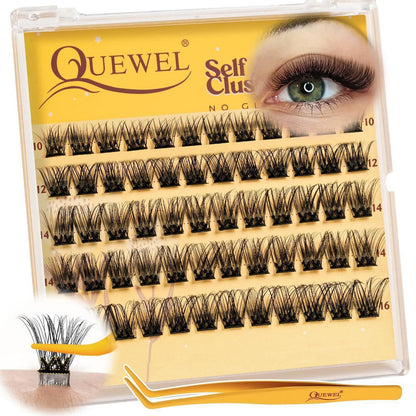 Selbstklebende Wimpern ohne Kleber – 60 Stück, 10-16mm