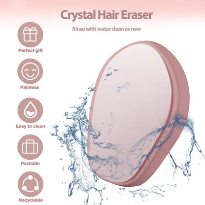 Nano Crystal Haarentferner für Damen und Herren - Schmerzlose Haarentfernung für Körper und Peeling