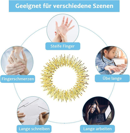 Bad Fußmassagegerät Schuhbürste 10 Akupressurringe für Pediküre