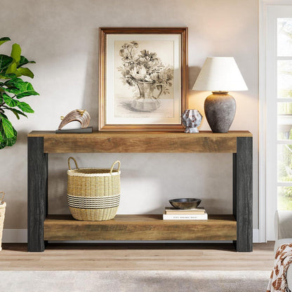 160 cm Konsolentisch – Rustikaler Sofa- & Flurtisch