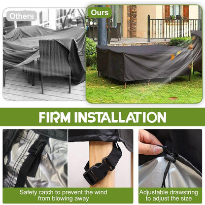 Gartenmöbel Abdeckung 150x90x80cm – Wasserdicht & Winterfest
