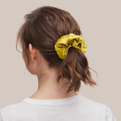 LILYSILK 100% Seide Haargummis Damen Pferdeschwanzhalter Haarband Zartes Erröten 1 Stück