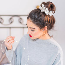 3 Perlen Haargummis Scrunchies Damen Haarschmuck Kinder