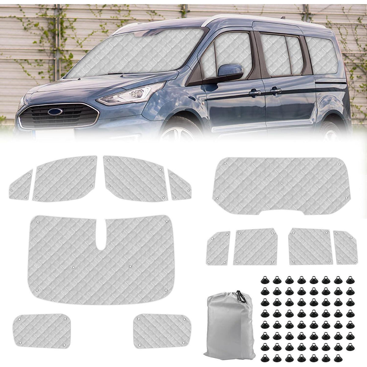Thermomatte Ford Tourneo Connect 2012-2022 – 12-teilig