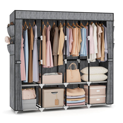 Stoffschrank 170cm breit – Viel Stauraum & Abdeckung