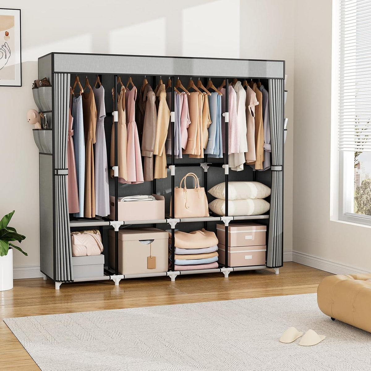 Stoffschrank 170cm breit – Viel Stauraum & Stabil