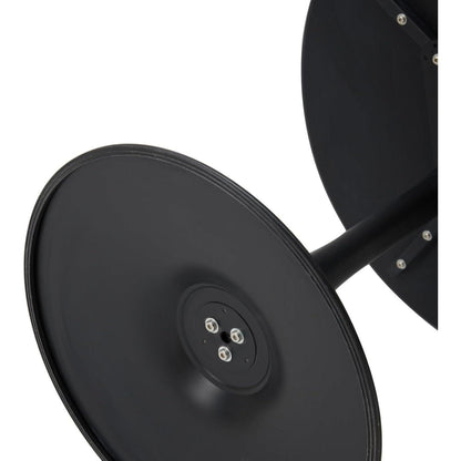 Moderner runder Esstisch Schwarz 80cm – Ideal für kleine Räume