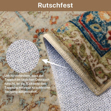 Läufer Flur Teppich 80x150 cm Vintage Terrakotta Waschbar