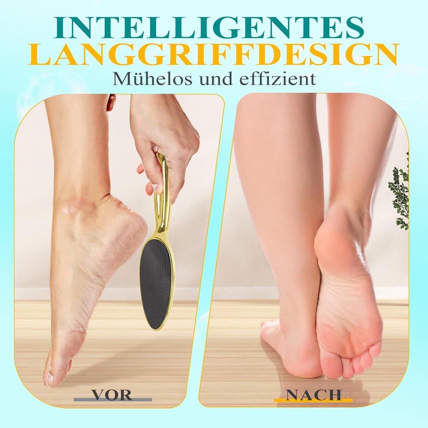 Nano Glas Hornhautentferner für sanfte Fußpflege - Effiziente