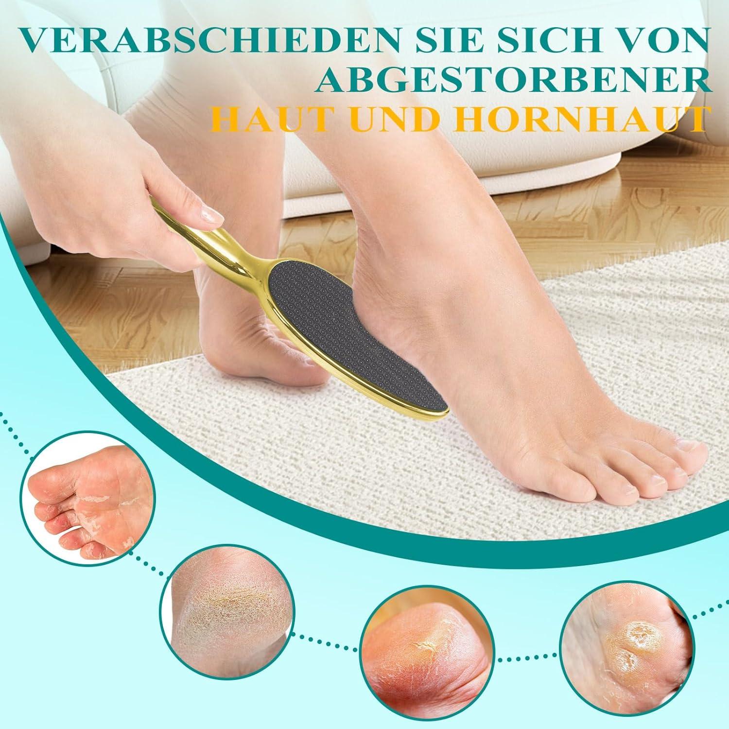 Nano Glas Hornhautentferner - Sanfte Fußpflege für nasse trockene