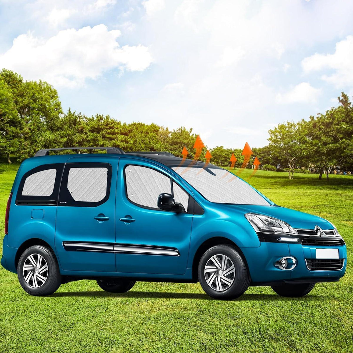 Sonnenschutz Auto Frontscheibe Citroen Berlingo 2018-2025