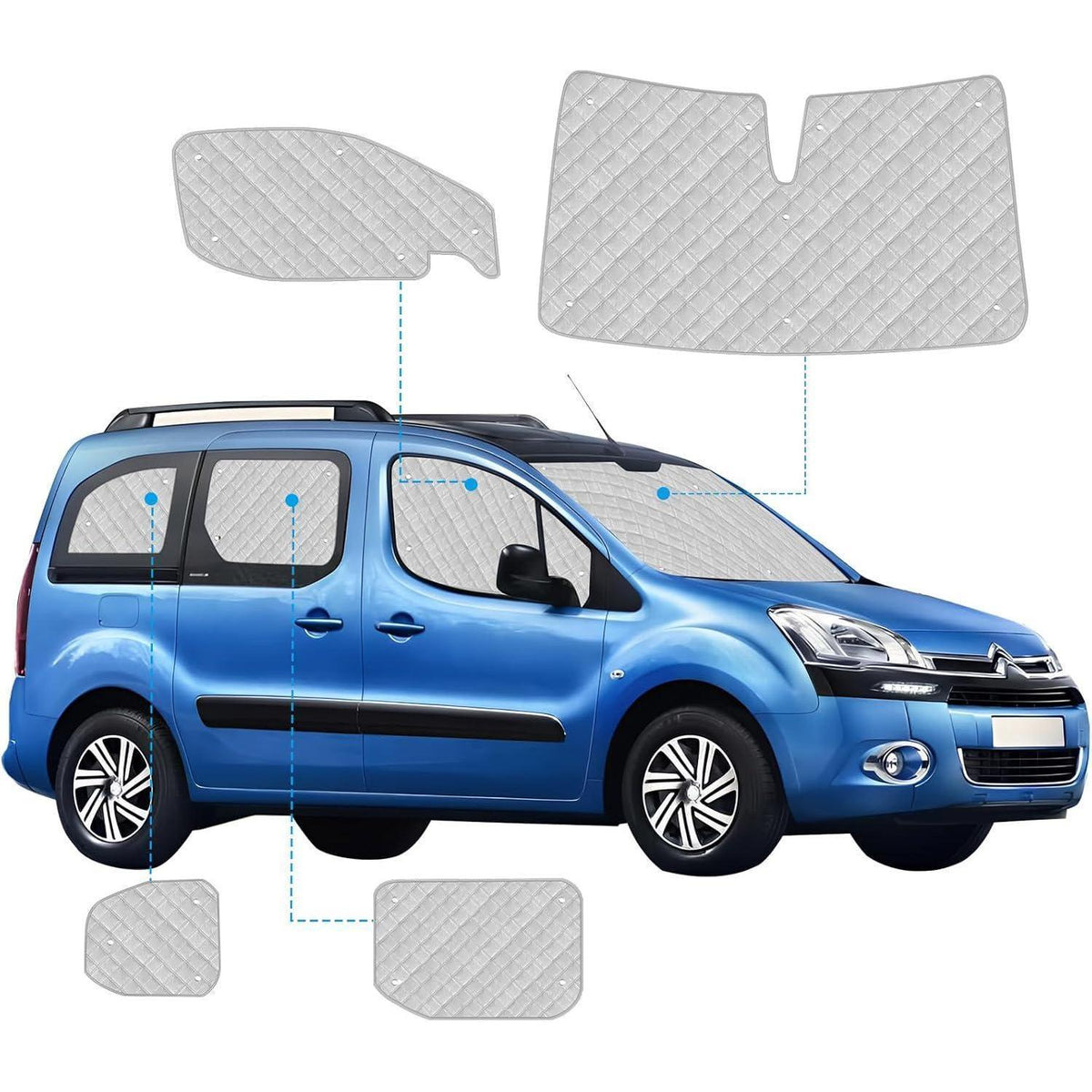 Sonnenschutz Auto Frontscheibe Citroen Berlingo 2018-2025