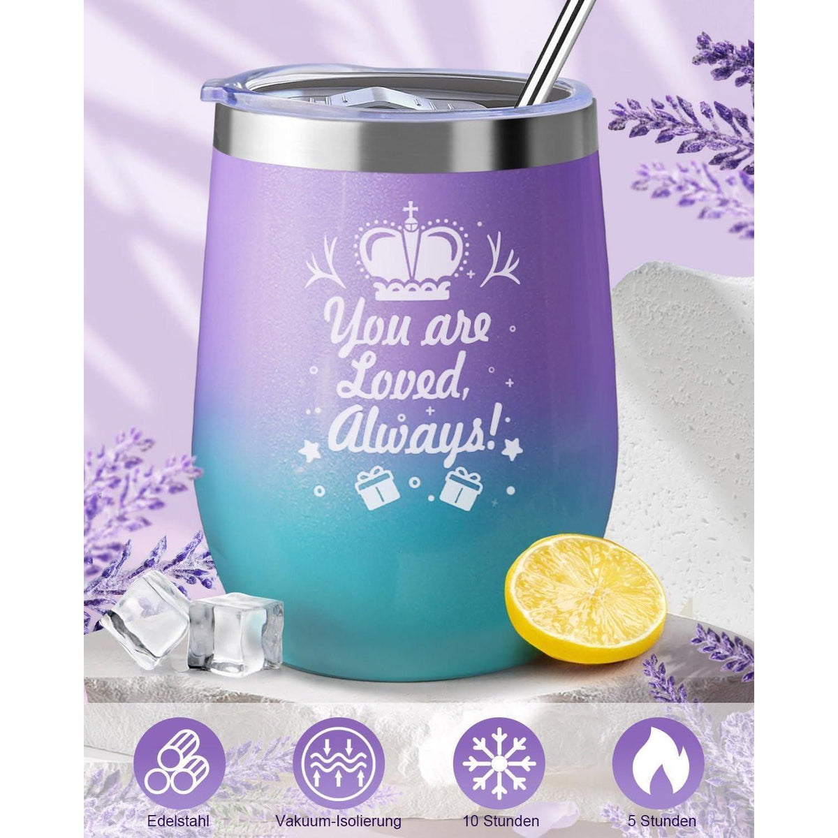 Geschenkset Entspannung für Frauen mit Thermobecher