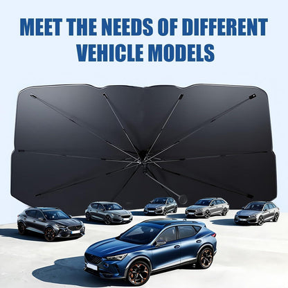 Auto Sonnenschirm 140x80cm – UV-Schutz & Wärmeisolierung