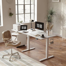 FEZIBO Elektrischer Schreibtisch 140x60cm Höhenverstellbar