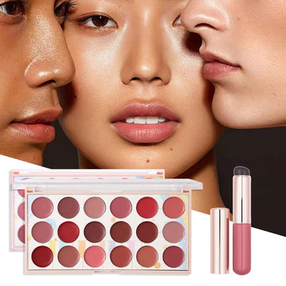 18 Farben Lipgloss Set – Wasserdicht & Langlebig