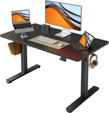 Höhenverstellbarer Schreibtisch Elektrisch 100 x 60 cm Steh-Sitz Tisch