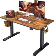 Höhenverstellbarer Schreibtisch Elektrisch 120 x 60 cm Stehpult